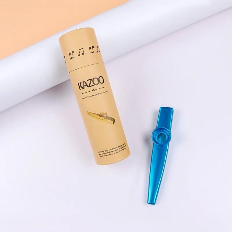 Metal Kazoos Lightweight Kazoo Flute Lightweight Harmonica Mouth Flute For Guitar Instrument Ukulele Lovers Instrument Musical