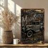 Vintage Tin Sign Farmhouse Wall Art Apple Kitchen Decor Metal Poster