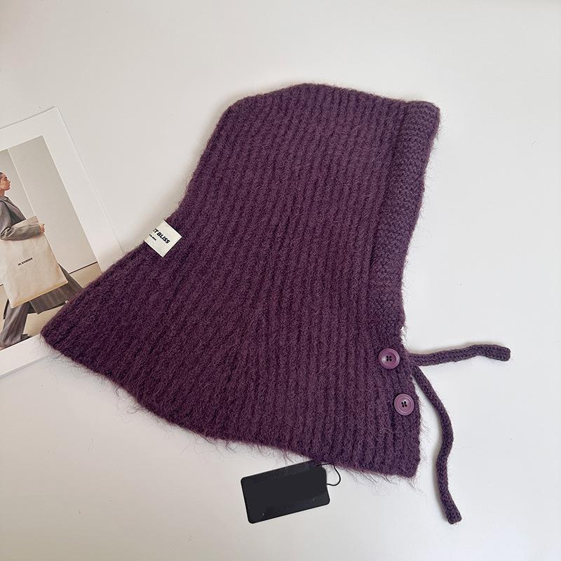 Women'S Winter Hooded Scarf & Ear Protector - Stretchy with Adjustable Drawstring Hood, Lightweight Warm Winter Hat & Neck Wrap