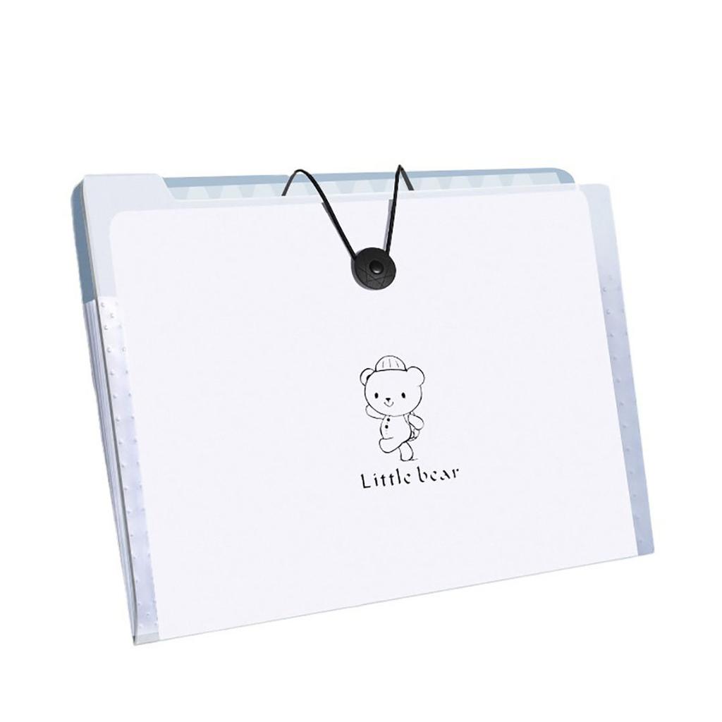 Transparent Insert Style A4 Folder Storage Box, Test Paper Folder Organization and Classification Tool, Data Book