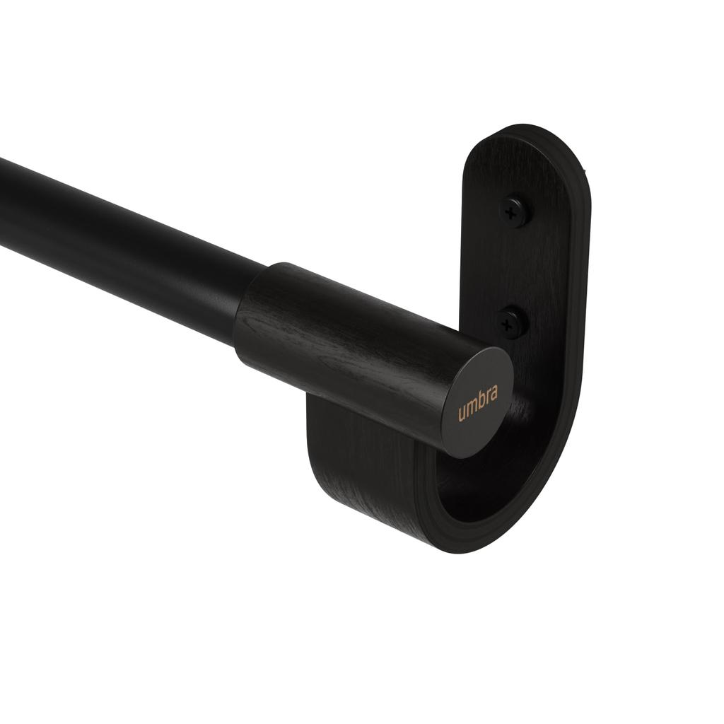 Official Umbra Bellwood Curtain Rod, 107-305cm, Matte Black