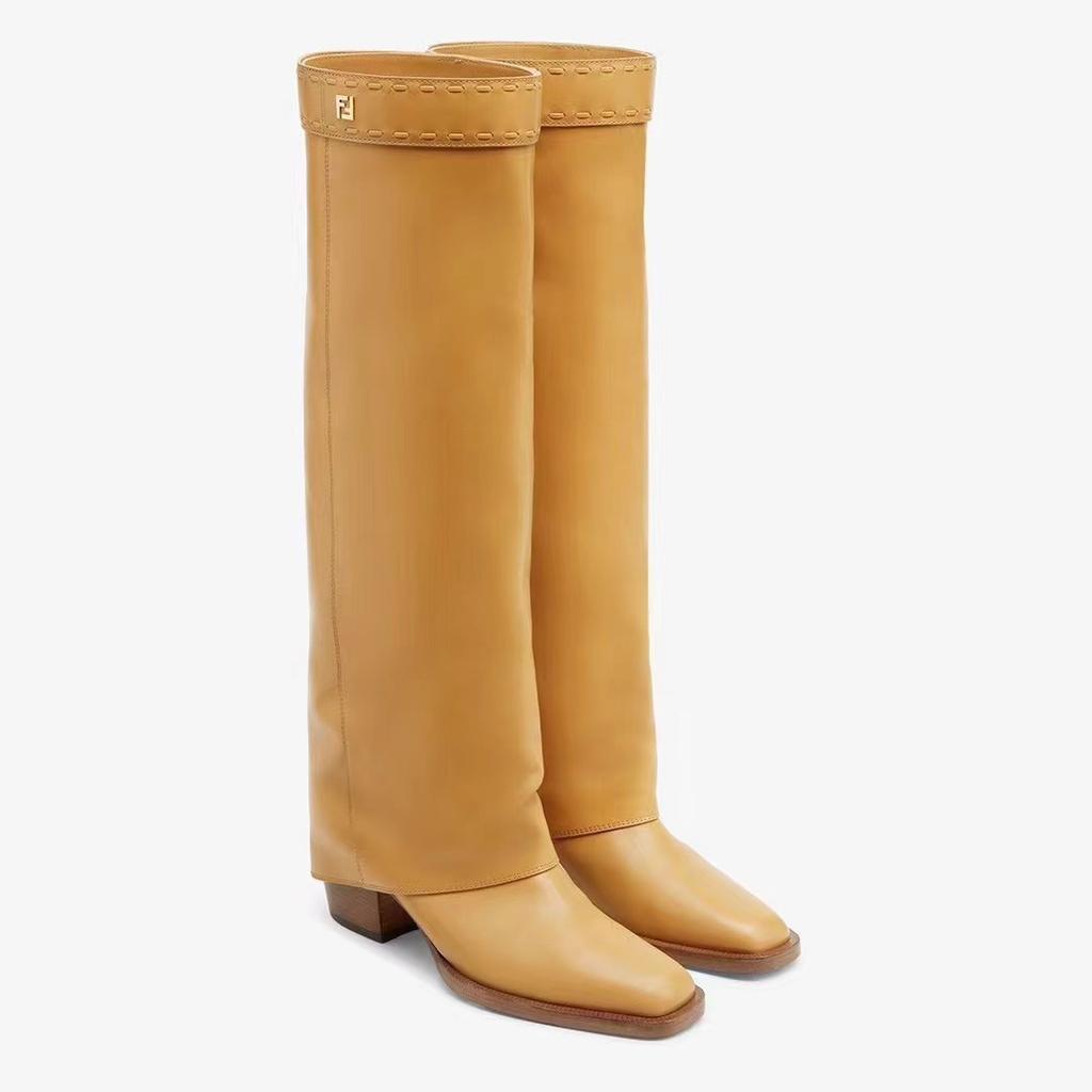 Pantaloni drepți, cizme tip tub, cap pătrat pentru femei, circumferință mare la gambă, cizme lungi, toc gros, mărime mare, cizme scurte până la genunchi, cizme lungi