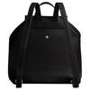 Coach Crosby 35 Brand Logo Adjustable Shoulder Strap Pebbled Leather Backpack Large Women backpack Black CY279-B4BK