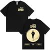 High Quality Unisex Popular Gothic Crew Neck Short Sleeve T-Shirt with Double-Sided Singer Sienna Spiro Print Short Sleeve T-Shirt