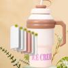 Leak Proof Outdoor Insulated Mug Creative Drinking Straw Cup Cold Beverages Cups  Household