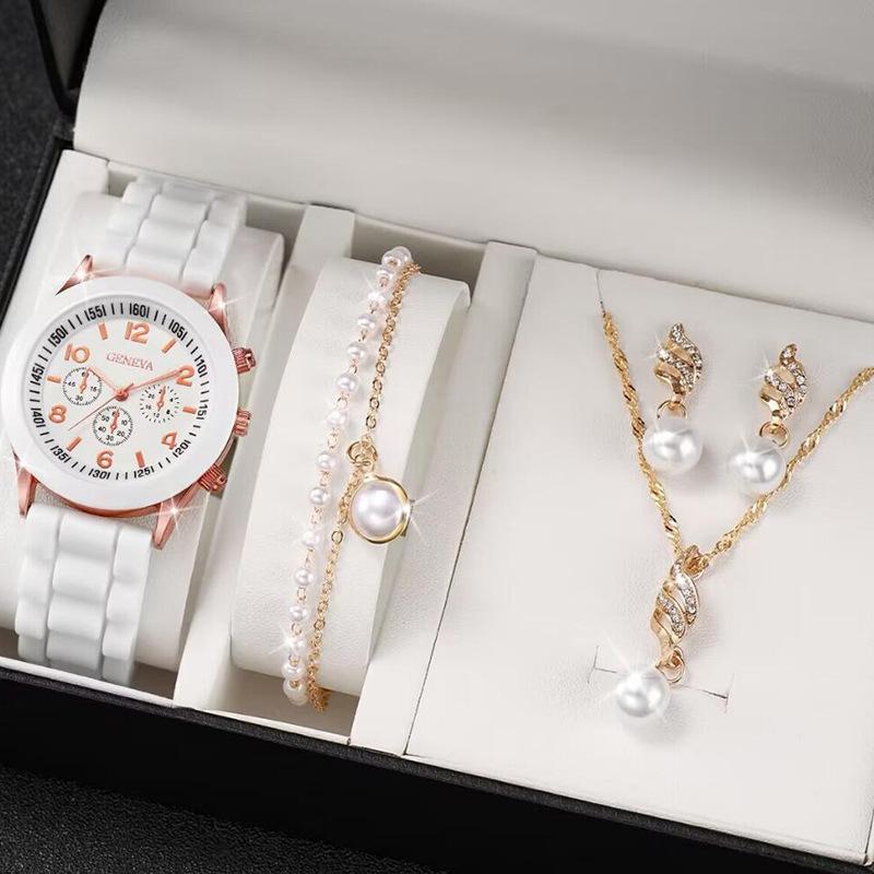 

Корейская версия высококлассных кварцевых часов, простые классические часы с силиконовым ремешком, женские часы, модный набор