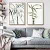 Leaves Plant Canvas Wall Paintings Bamboo Pictures On The Wall Scandinavian Nordic Posters and Prints for Living Room  No Frame
