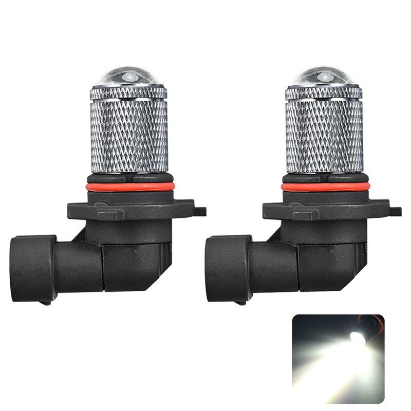 2Pcs Automotive 9005-9006 Headlight Bulbs LED Projector Auto Fog Lights LED Lights Lens 12-60V Fog Light Bulbs Car Accessories
