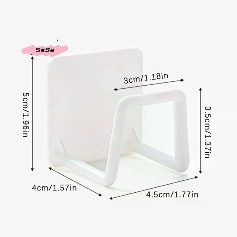 Kitchen Sponges Holder Rack Stainless Steel Adhesive Sink Sponges Drying Rack Wall Storage Holder Kitchen Organizer Hook