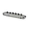 FLEOR Set of Vintage LP Guitar Bridge and Tailpiece Set for LP Electric Guitar Parts Chrome /Black
