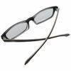Polarized Photochromic TR90 UV 2872 Black Polarized Photochromic [KKD] Color-Changing Sunglasses, Square, Lightweight, Frame, Unisex, Protection,