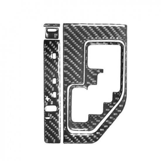 5Pcs For Camry Carbon Fiber Interior Automatic Gear Shift Kit Cover Trim