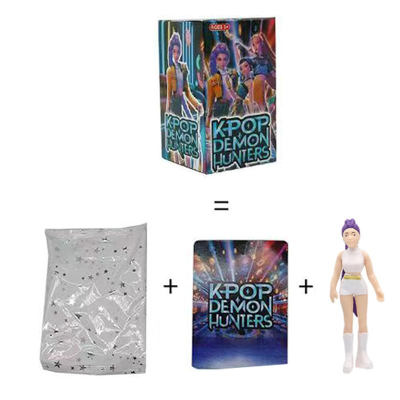 1-12 Stück Kpop Dämonenjäger Blindbox Figur Spielzeug Derpys Tiger Rumi Mira Zoey Sussy Figur Puppe für Fans Weihnachts-Geburtstagsgeschenk