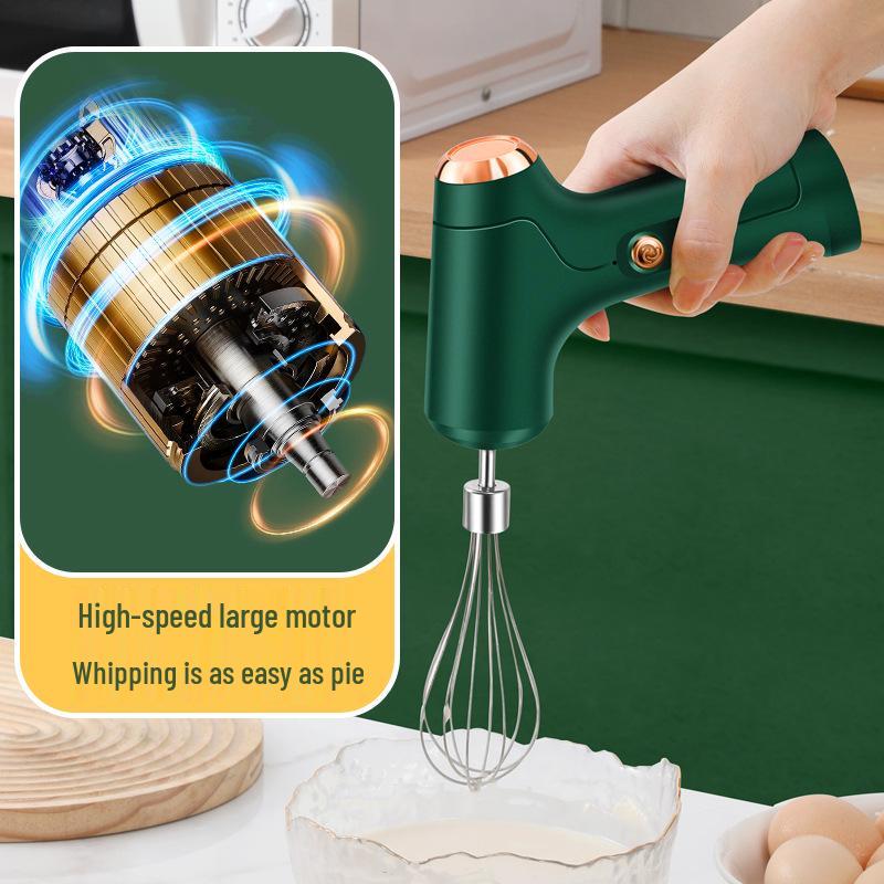 Rechargeable Electric Egg Beater & Automatic Whisk Mixer for Baking