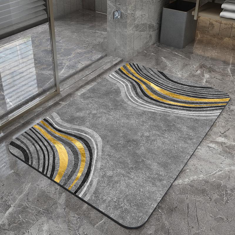 Luxury Diatom Mud Water-Absorbing Non-Slip Quick-Dry Bathroom Mat