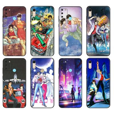 Carcasă TPU Neagră Pentru Huawei Honor 8a Prime 8s Prime 9 Lite honor 9A 9C 9X Premium 9x Pro 9S Carcasă Cover City Hunter Comic