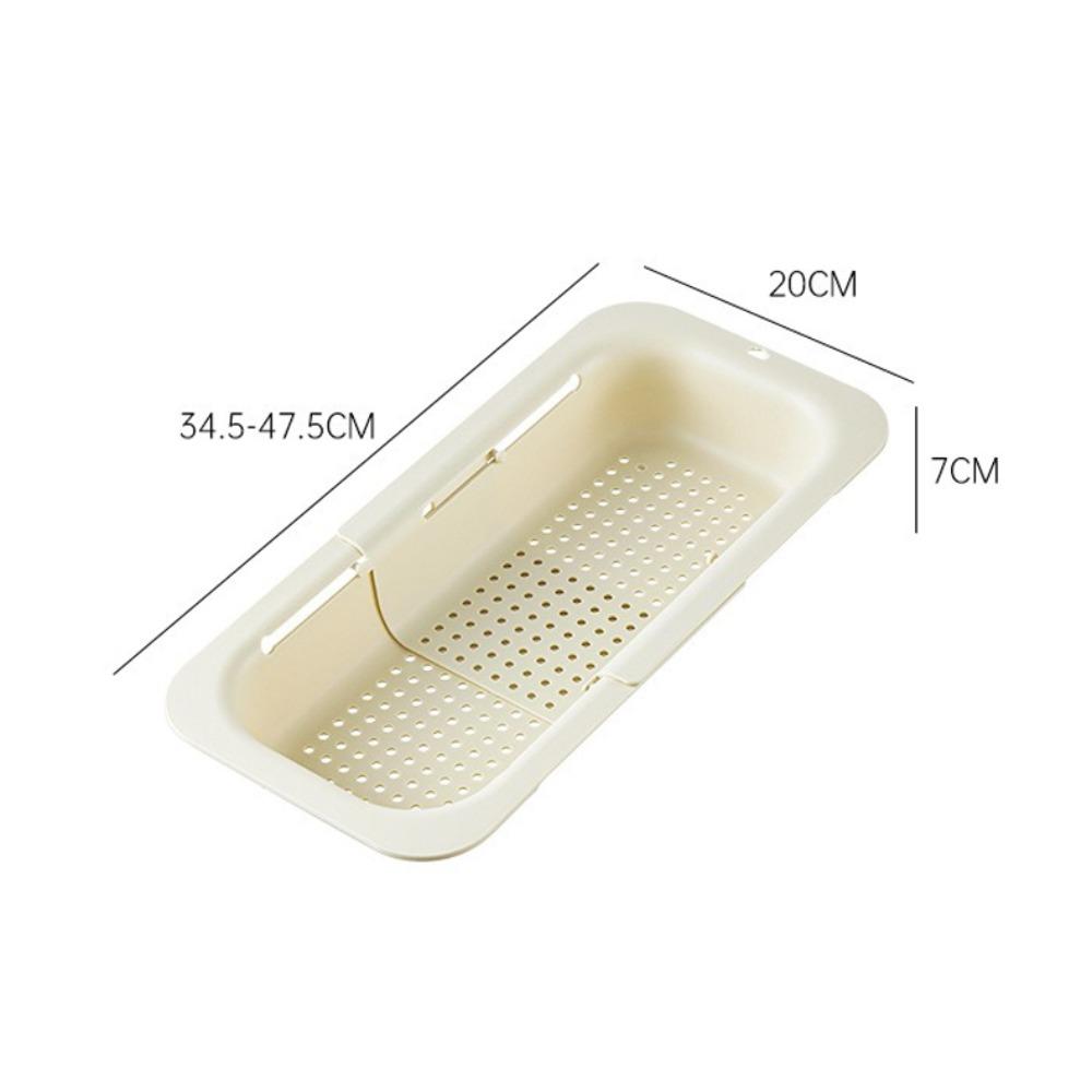 Multifunctional Sink Drainer Basket Double Layer Colander Home Dish Rack  Household L