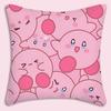 Hot Lovely KKirbies Pillow Covers Cartoon Sofa Decorative Home Doublesided Printing Short Plush Cute Cushion Cover