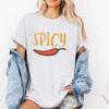 Spicy Shirt, Red Chilli Pepper Shirt, Trending Chilli Tee, Picante Extra Spicy Pepper TShirt, Trendy Jalapeno Cayenne Shirt, Plus Sizing