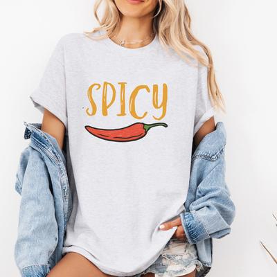 Maglietta Piccante, Maglietta Peperoncino Rosso, T-shirt Peperoncino di Tendenza, T-shirt Peperoncino Piccante Extra Piccante, Maglietta Trendy Jalapeno Cayenne, Taglie Forti