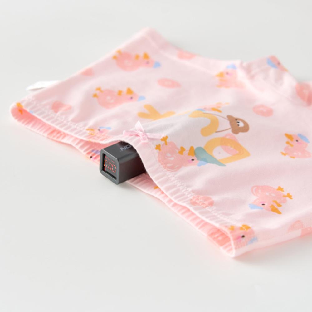 Paissen Bear Pure Cotton Girls' Antibacterial Boxer Briefs - 4-Pack Cartoon Shorts