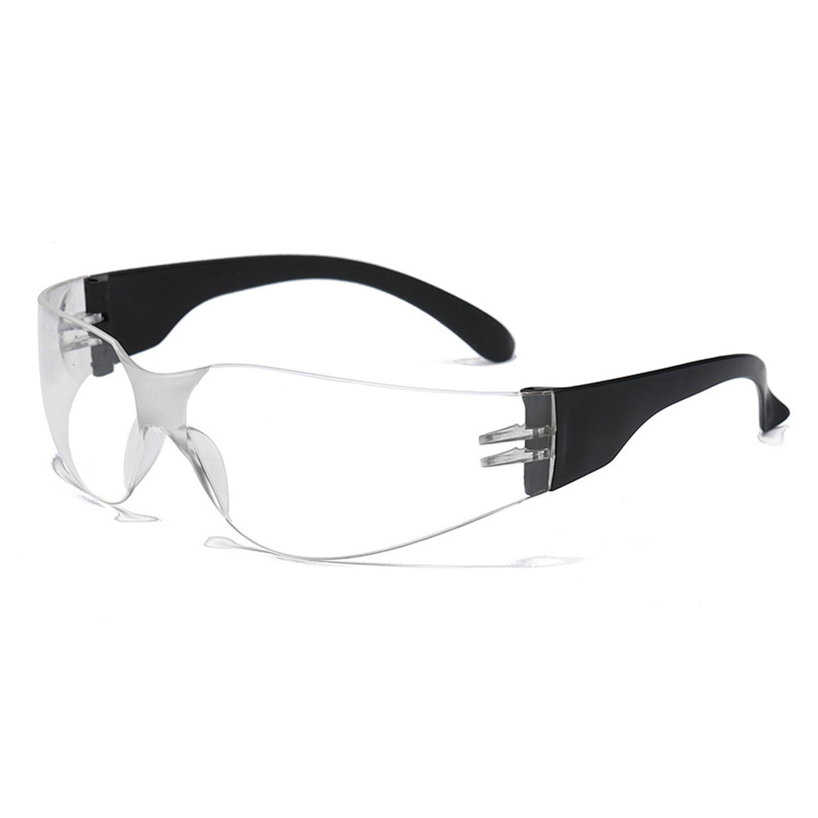 

Пластиковые защитные очки Ультрафиолетовые Ударопрочные Защитные очки для езды на велосипеде на открытом воздухе Спортивные очки Прозрачные линзы