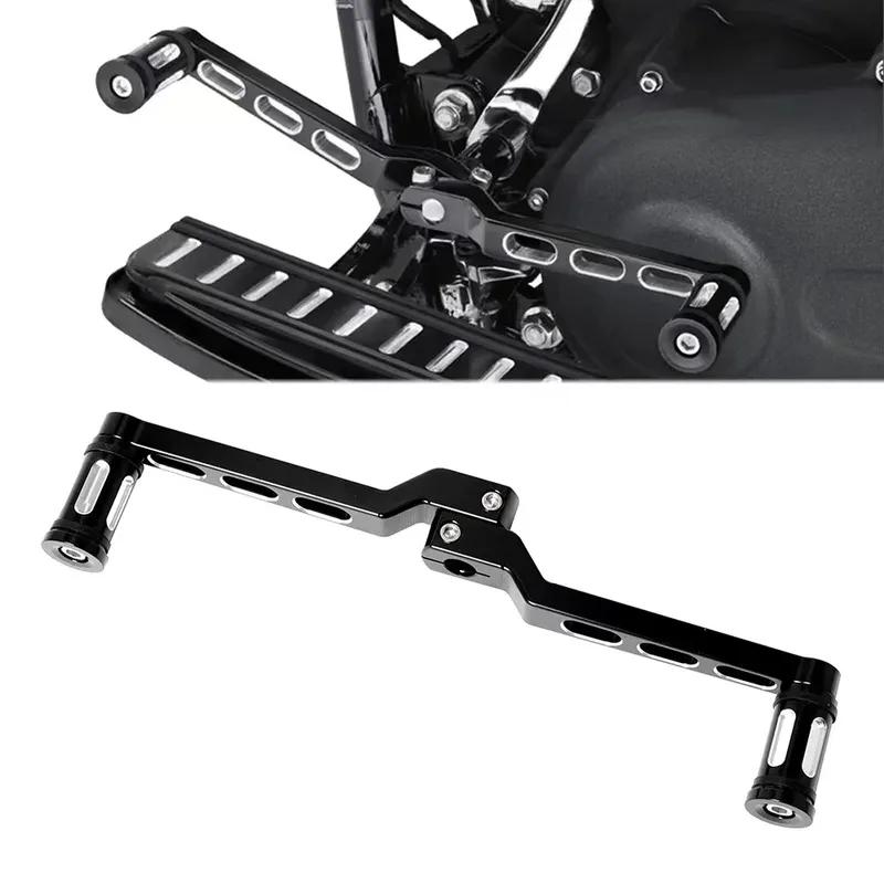 Motorcycle CNC Gear Heel Toe Shift Lever Adjustable Shifter Footrest Pedal For Harley Softail Touring Road King Electra Street