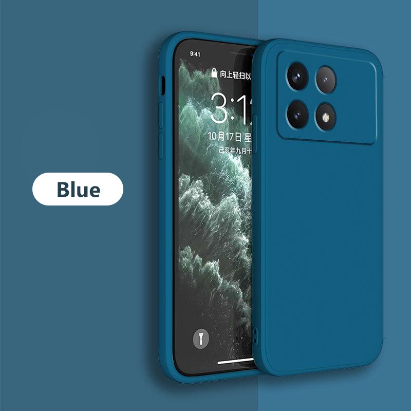 Pentru Poco X6 X 6 Pro Pocox6 Pro Carcasă pătrată din silicon lichid moale pentru Xiaomi Poco X6 X 6 Pro Pocox6 Pro 5G Carcasă de telefon