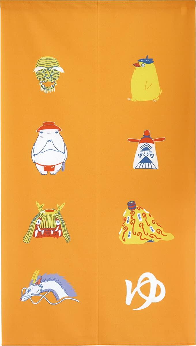 

Норен Kobo Ghibli Унесенные призраками Товары Предметы интерьера Гобелен Постер Норен Хаку Юбаба Перегородка Жалюзи Ширина 85 x Длина 150см Благоприятный Желтый 99658