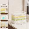 ZISIZ Refrigerator Egg Storage Box with Lid