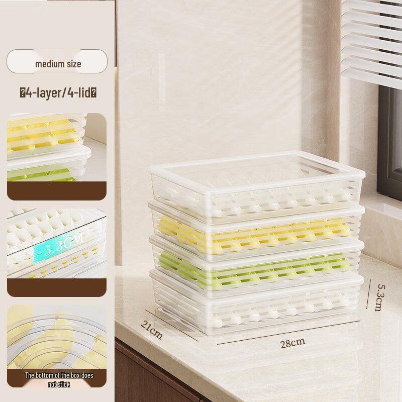 

ZISIZ Refrigerator Egg Storage Box with Lid