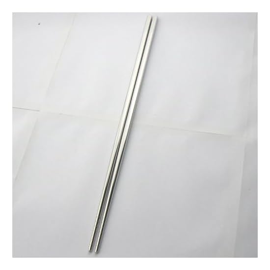 Nagao Cooking Chopsticks, 36cm, Stainless Steel, Dishwasher Safe, Lightweight, Unbreakable, Warp-Res