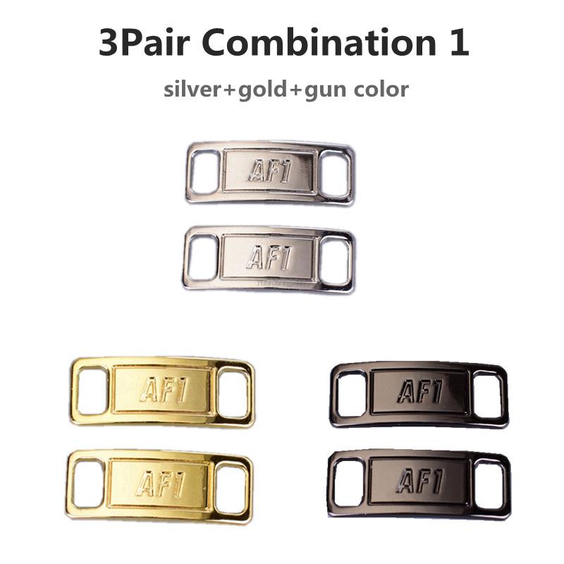 Kombination AF1 Diamant Schuhanhänger Mode Schnürsenkel Schnalle Qualität Metall Schnürsenkel Dekorationen Chapa Air Force 1 Schuhe Zubehör