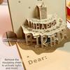 Folding Type Birthday Card 3D Light Greeting Cards New Gift Message Cards  Birthday Party Supplies