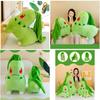 Popular Pokemon Cartoon Plush Toy Chikorita Grass Stuffed Animal Doll Wholesale