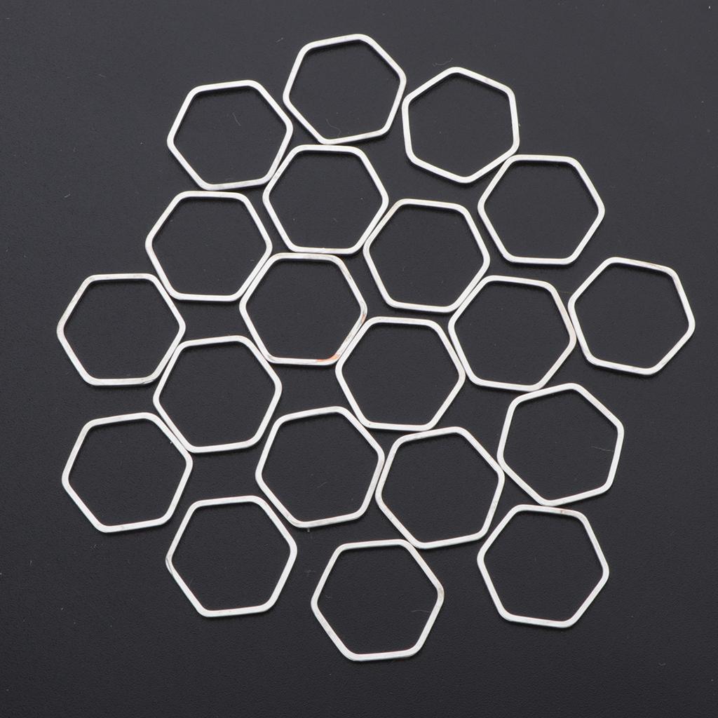 

20 штук металлических подвесок для изготовления ювелирных изделий 7x7 мм 16x16mm