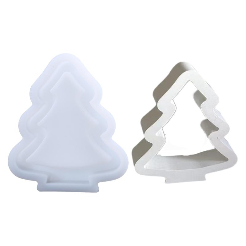 Forma na ozdobę biurka Elastyczna forma silikonowa na wydrążoną dekorację choinkową Formy gipsowe Materiały do wyrobu biżuterii