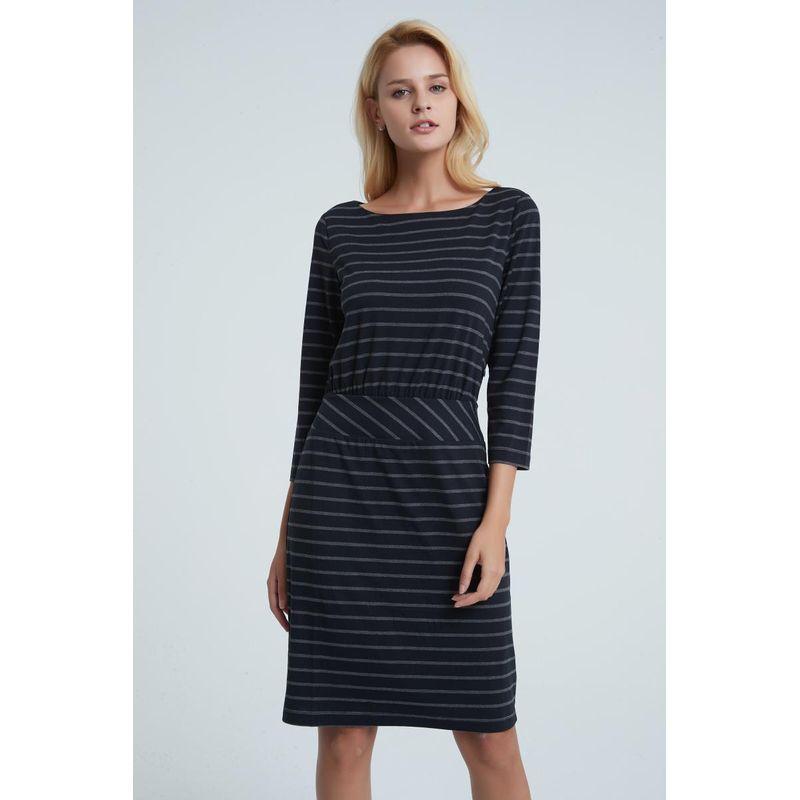 

Fall and Winter Stripes Casual and Comfortable Slim Looking 8 Colors Dress