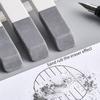 1PCS Matte Frosted Eraser Traceless Writing Correction Tool Pen Eraser  Ballpoint Pen Ink