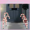 Christmas Led Candy Cane Path Light With Pvc Shell For Outdoor Christmas Decor