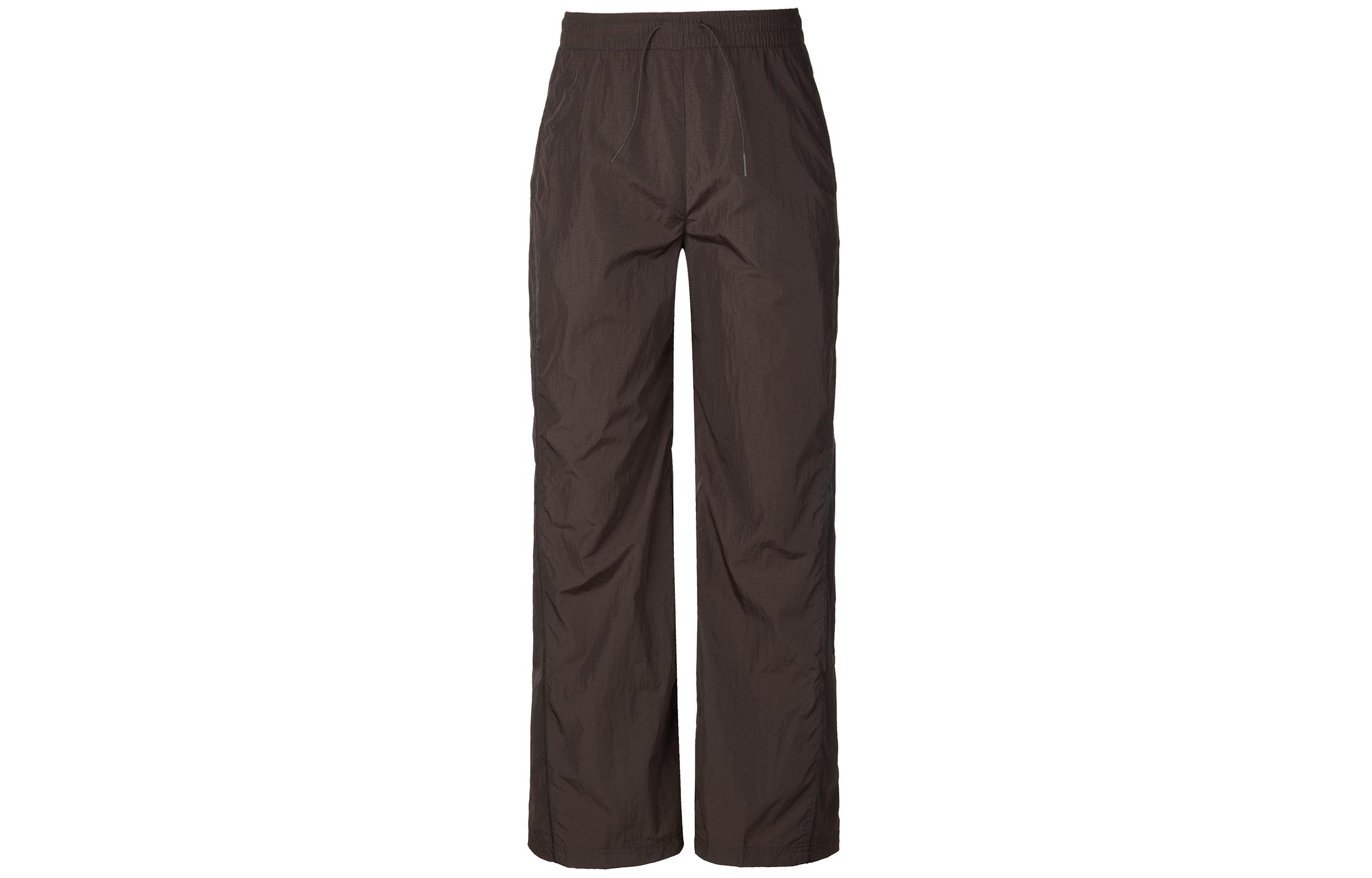 Nike Windrunner Casual Pants Women s Satin Brown/Black/White FV7656-220 M