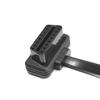 60CM OBD2 16 Pin Male To Female Right Angle Extension Cable With Power OBD Switch Cable Diagnostic Tool