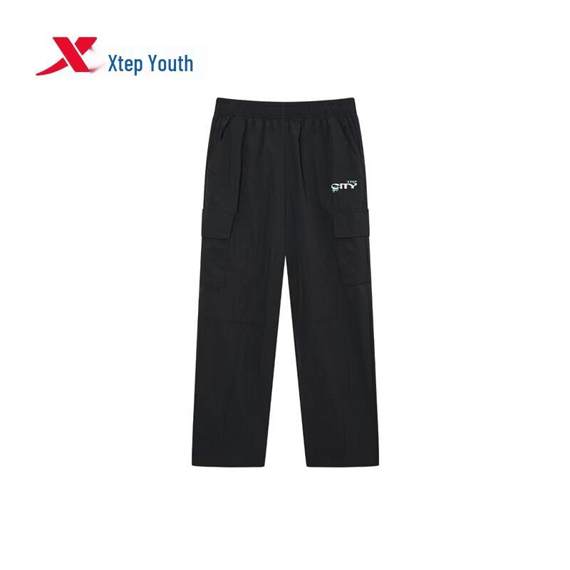 Xtep Youth Lightweight Zero-Feel Summer Pants with Convertible Cuffs