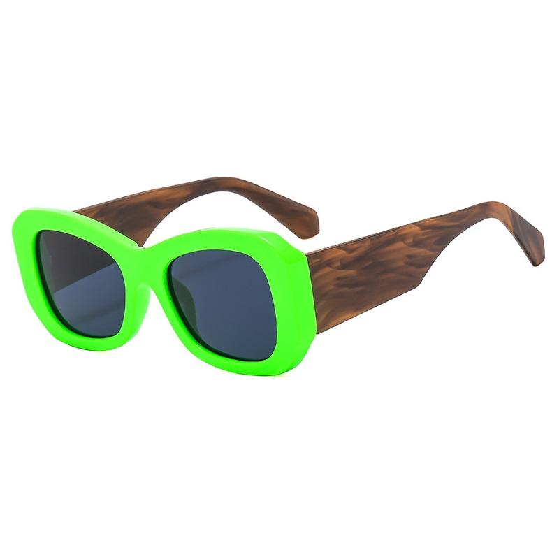 Square Sunglasses Women Men Colorful Wide Glasses Legs Travel Shades Male Female Uv400   Retro Brand Designer Luxury