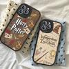 Ataff Harryr P-Potter Logo Phone Case For iPhone 16 15 14 13 12 11 Pro Max Plus Leather Cover
