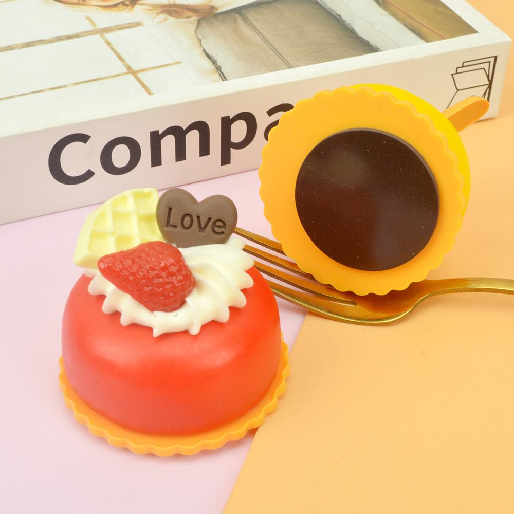 6PCS Simulation Birthday Cake Fake Cake Model Dessert Decorated Window Display Samples Fake Food Photography Props Home Decor