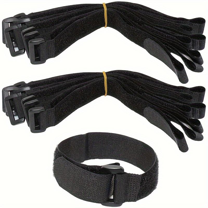 5PCS/lot Bicycle Handlebar Strap Holder Cycling Flashlight Tie Rope Bandages Universal Nylon Sticky Tie Fixed Items Bike Strap
