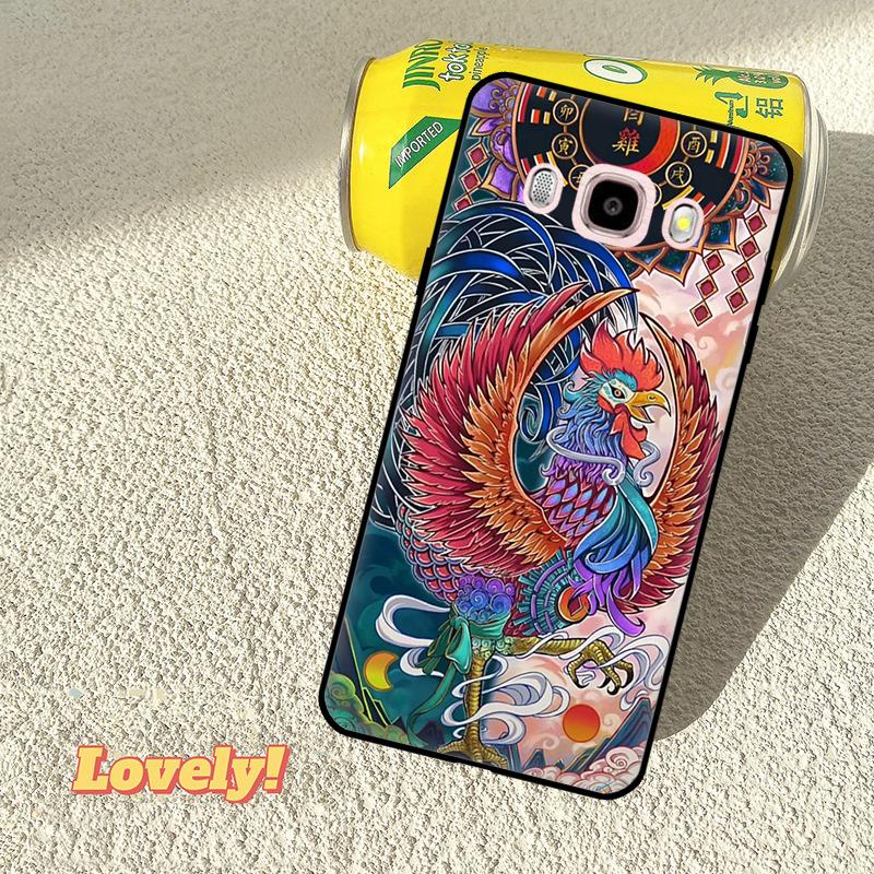 Chinese Zodiac Dragon Tiger Phone Case For Samsung Galaxy J5 J3 J7 A5 J1 2016 2017 J2 Core J8 A9 J4 J6 A6 A8 Plus 2018