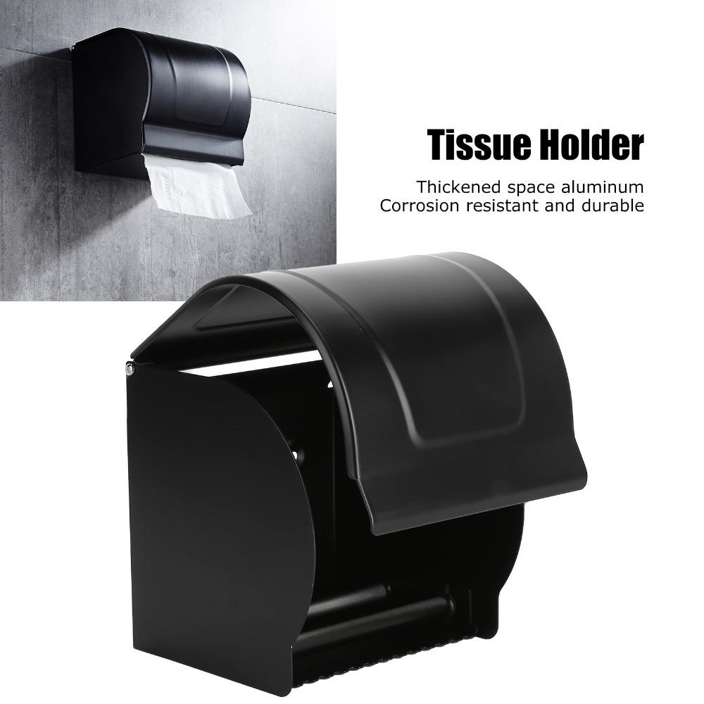 Porta Asciugamani di Carta in Lega di Alluminio Scatola Porta Asciugamani di Carta Porta Rotolo Carta Igienica Bagno Gabinetto Cucina Toilette