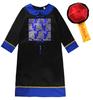 ReliBeauty Jiangshi Cosplay Kostüm, Halloween Kostüm für Kinder, Mädchen und Jungen, Unisex, Kinder Cheongsam, Kostüm für Kinder, Weihnachten, Partys,